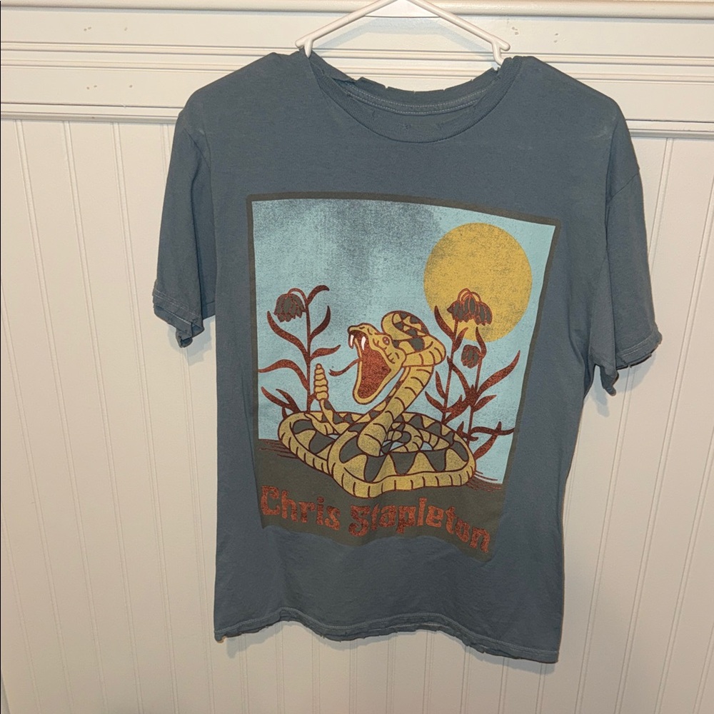Chris Stapleton Graphic Tee With Distressing - image 1